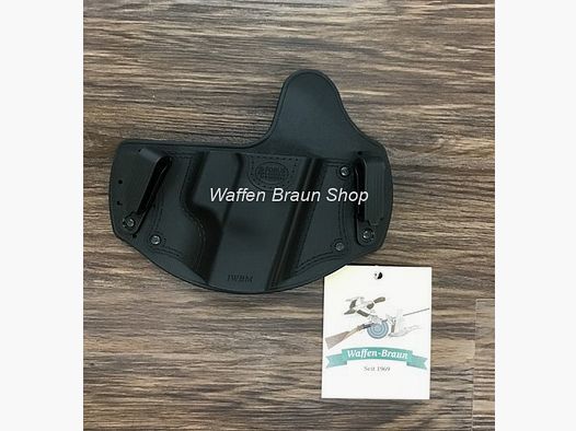 Fobus Universal IWB Combat-Cut Holster para pistola de tamaño mediano para Glock 19, Ruger SR9