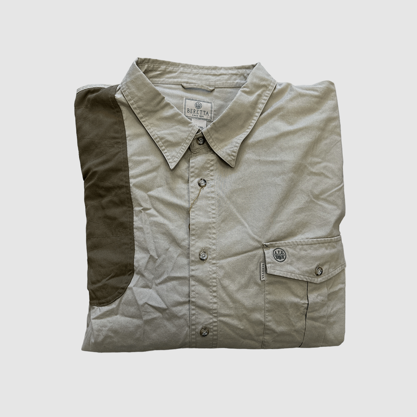 SHIRT – BERETTA – HERENSHIRT Tan/Bruin