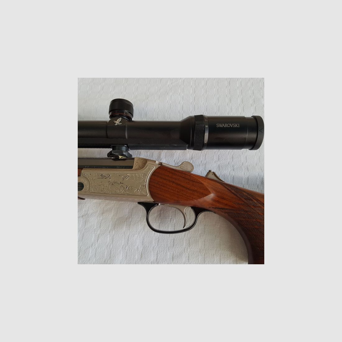 Blaser Kipplaufbüchse Mod. K770 Kal. 30R Blaser Zielfernohr Swarovski 3-12x50 Abs. 4 mit Leuchtpunkt