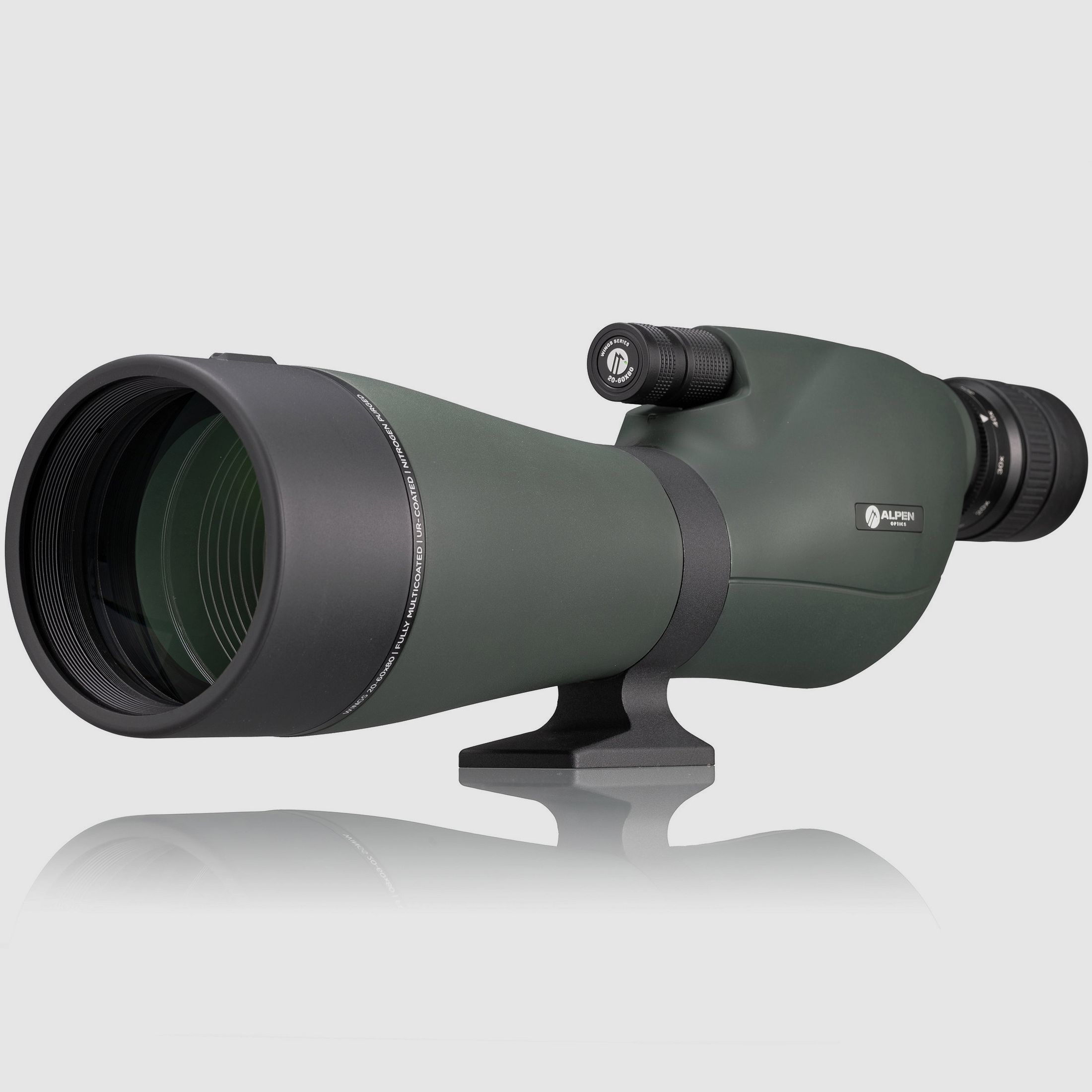 Alpen Optics Wings 20-60x80 Spotting Scope - Straight