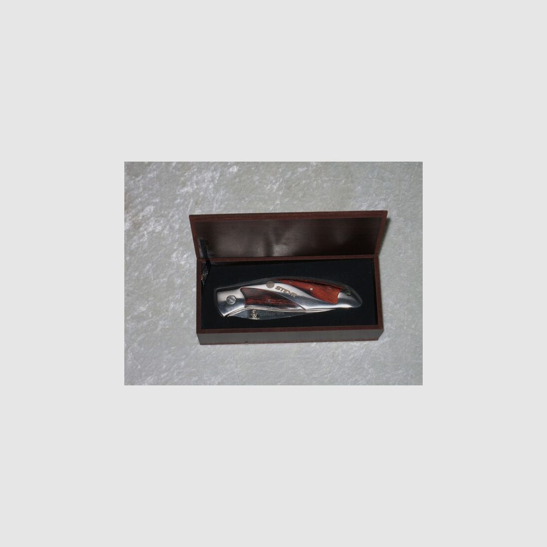 Steyr CVT Taschenmesser mit Pakkaholz Elementen in Box, Herbertz 216211