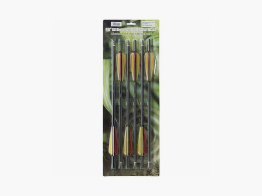 Ersatzpfeile für Armbrustgewehr 16" 6-er Pack, Aluminium