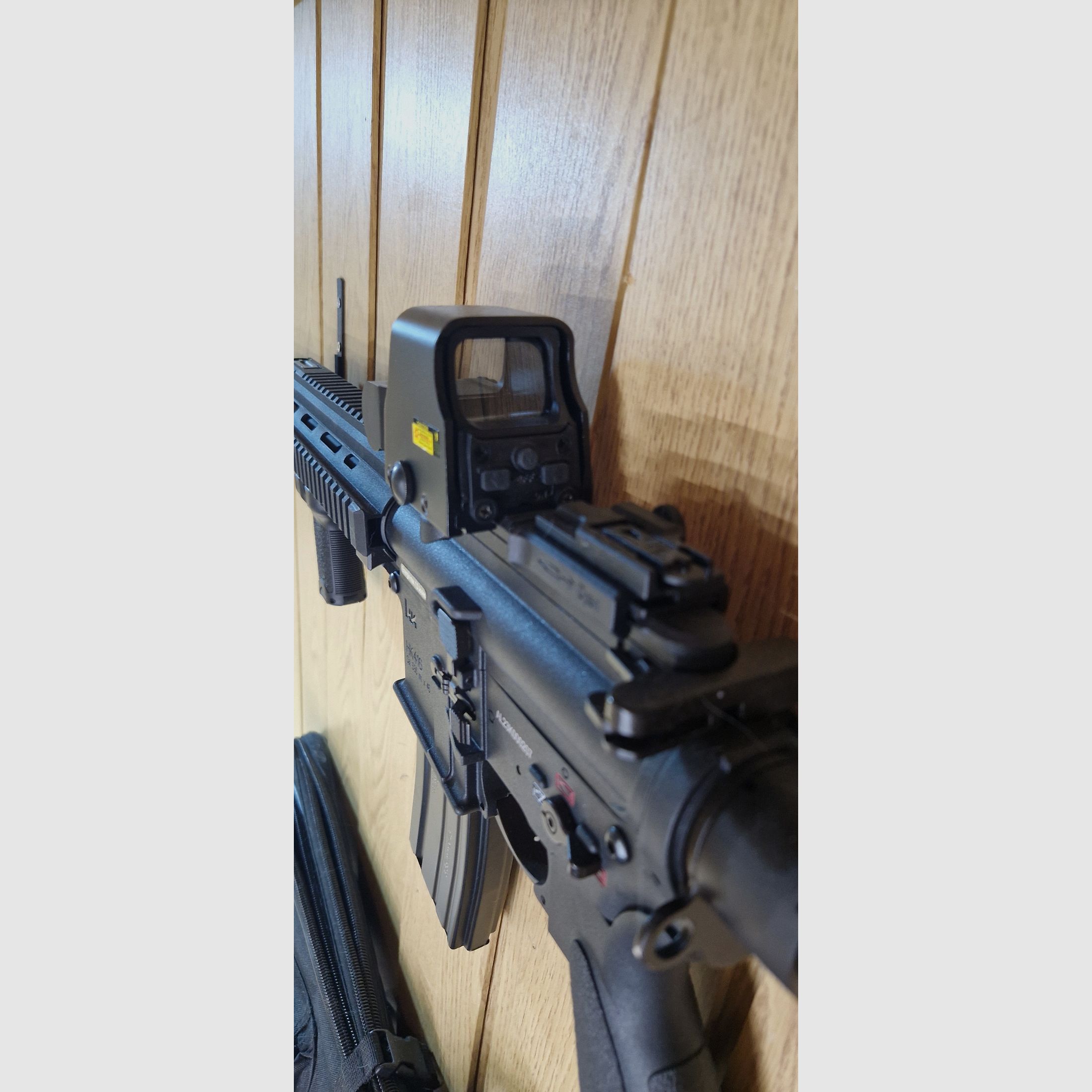 HK416A5 Sportsline + silenziatore + mirino a punto in super stato 6mm AEG