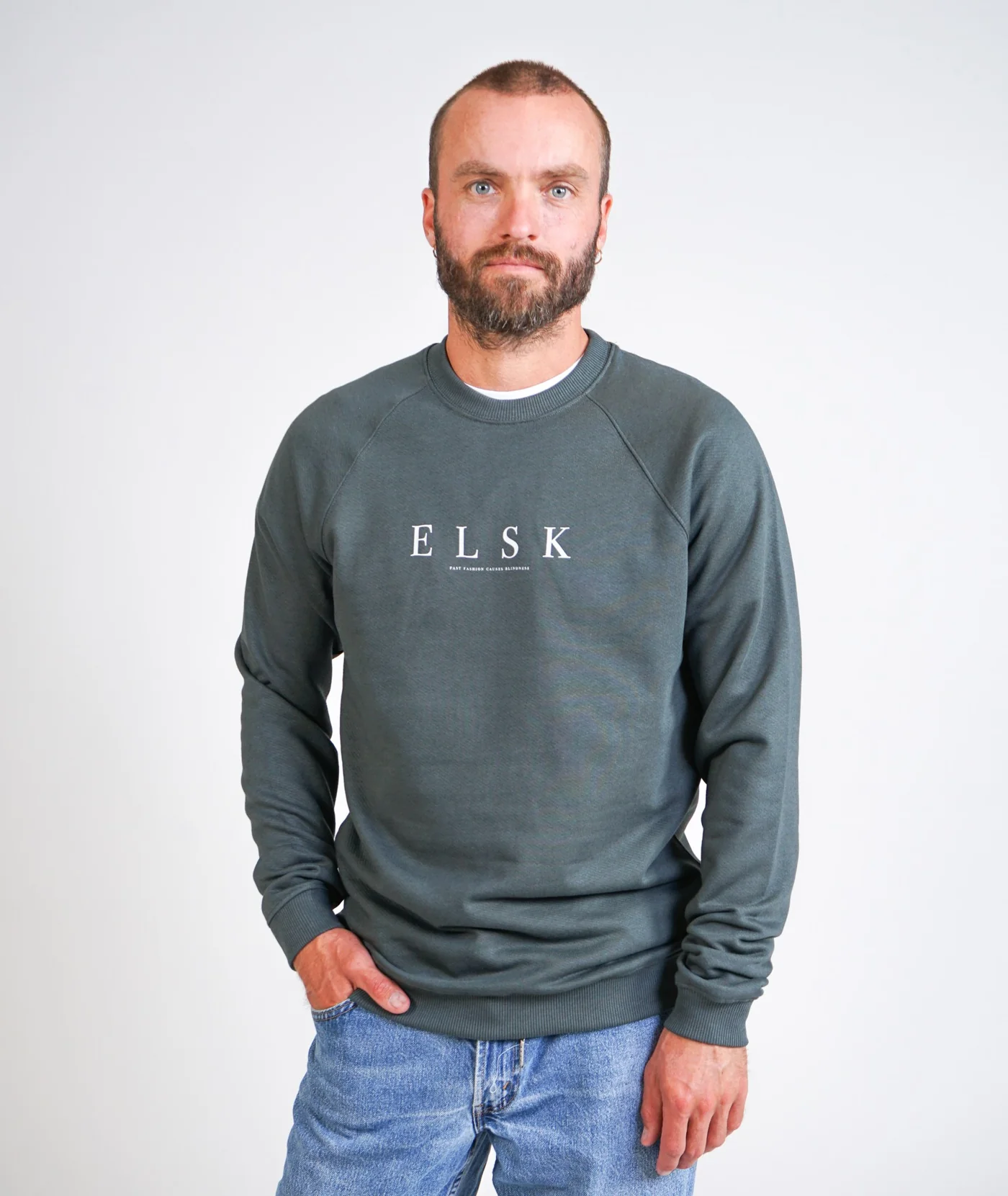 ELSK PURE MEN’S TVÆRS CREWNECK, billede 2 af 2