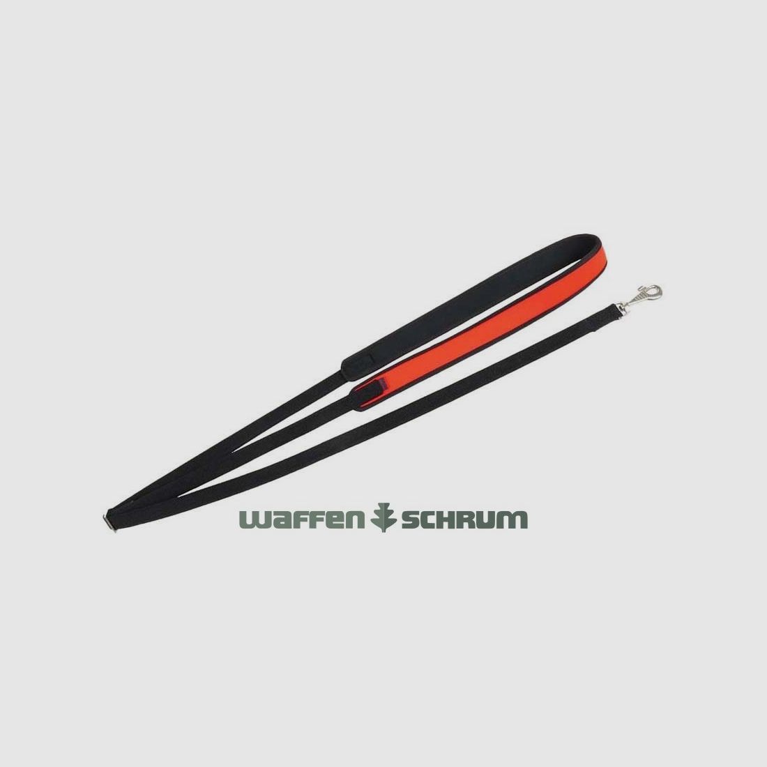 AKAH Antiruck-Umhängeleine / Länge 175-cm - 195cm Signalorange