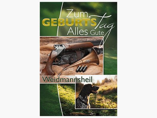 Jagd Geburtstagskarten - 3