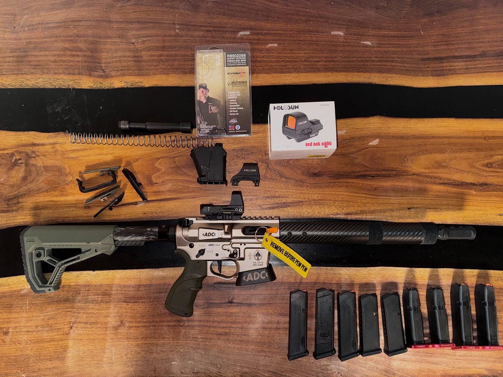 ADC Super Competition AR9 PCC inkl. Holosun HS510C - mit Tuning und Zubehör