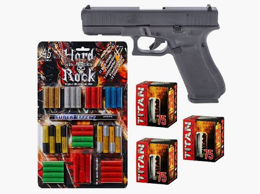 Conjunto de fuegos artificiales Glock 17 Gen 5 Pistola de fogueo