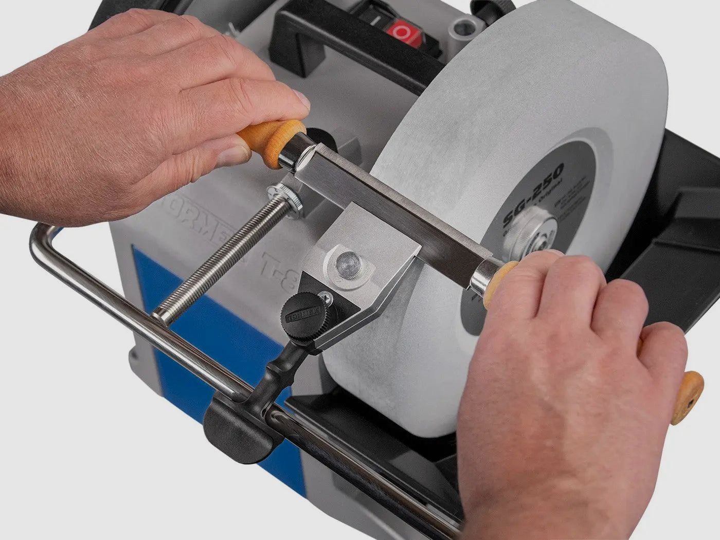 Tormek Zentrierende Vorrichtung für Messer