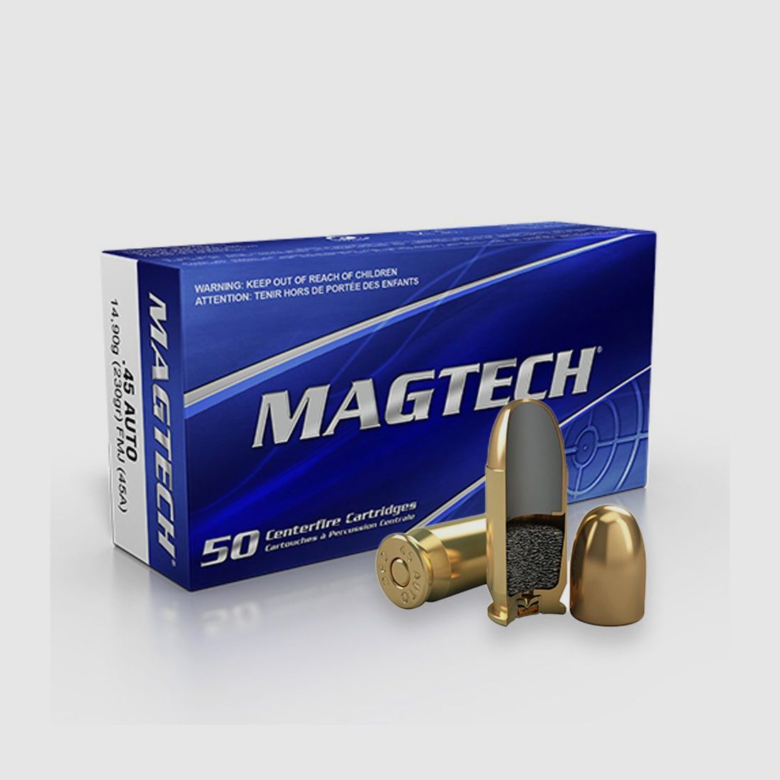 MAGTECH .45 ACP (Auto) FMJ 230grs