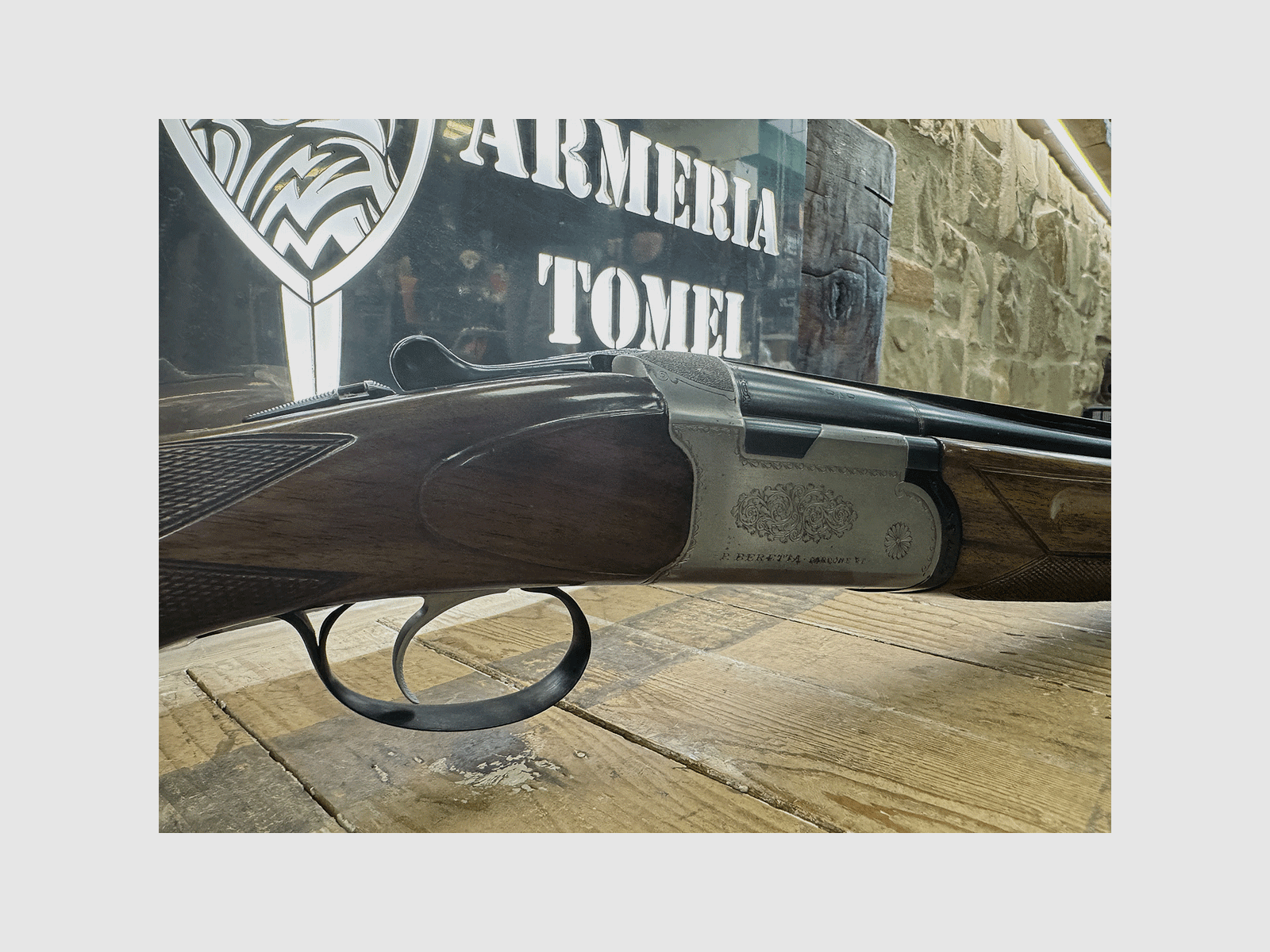 GEBRAUCHT – ÜBER-UND-UNTER FLINTE – BERETTA MOD. S 58 S Kal. 12, Bild 2 von 9