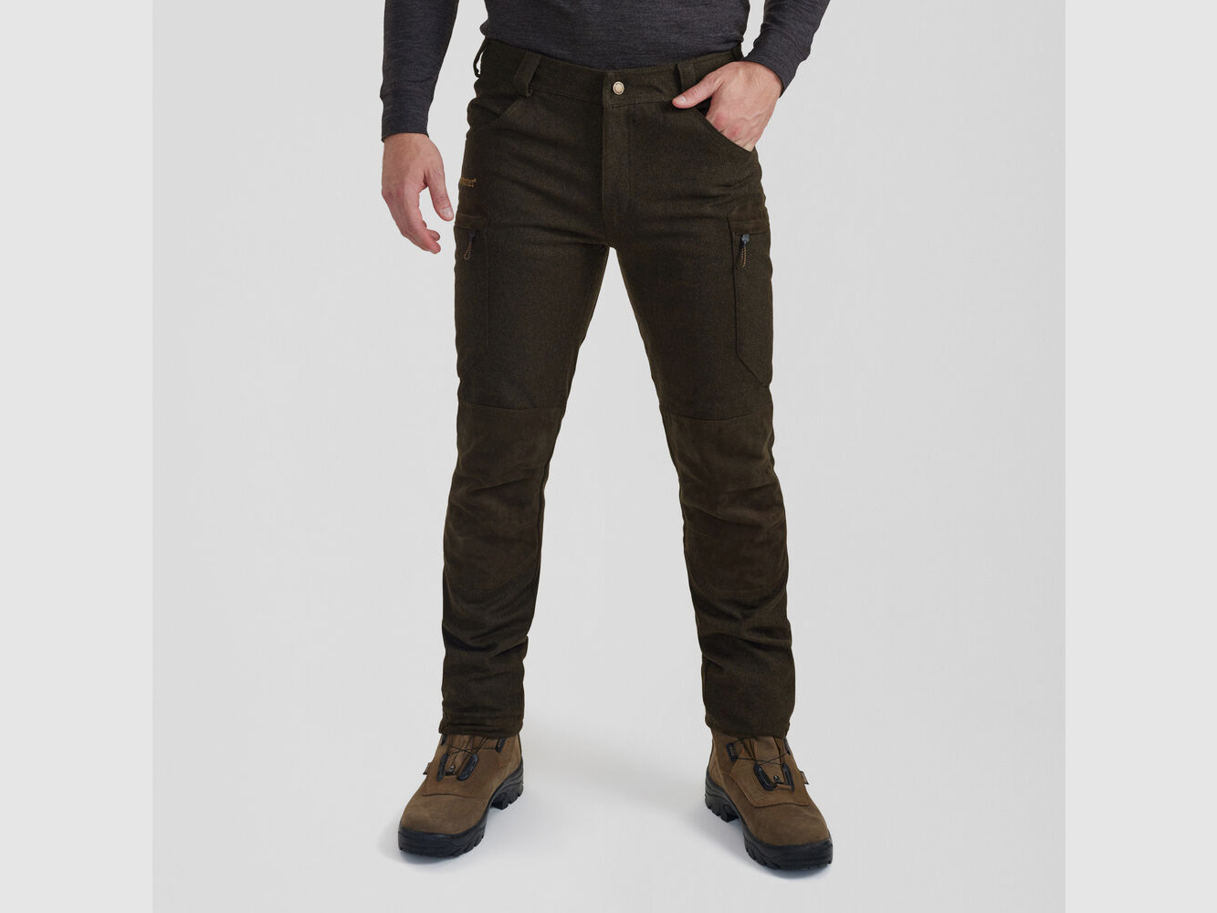 Tatra Hose - Loden Hout – Kledingmaat Heren: 28