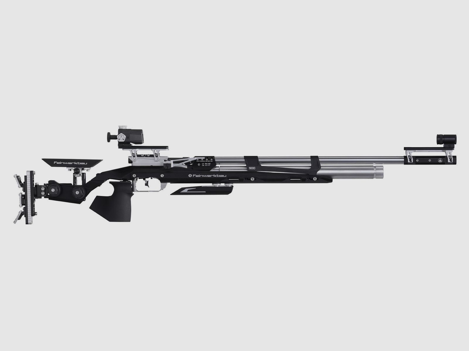 Feinwerkbau 900 Alu manico nero taglia M sinistra carabina ad aria match
