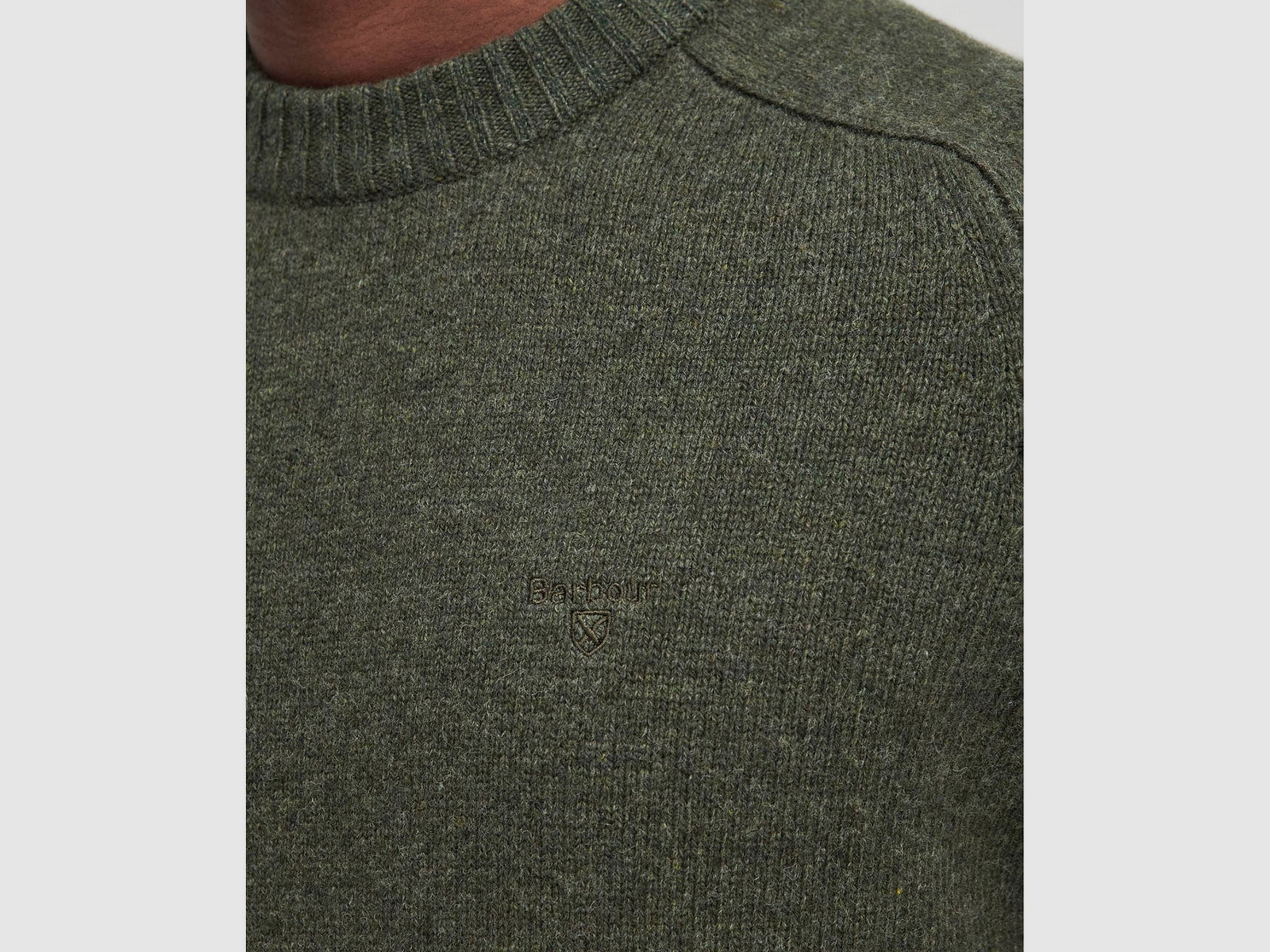 Barbour Herrenpullover Grangetown, Farbe Olive