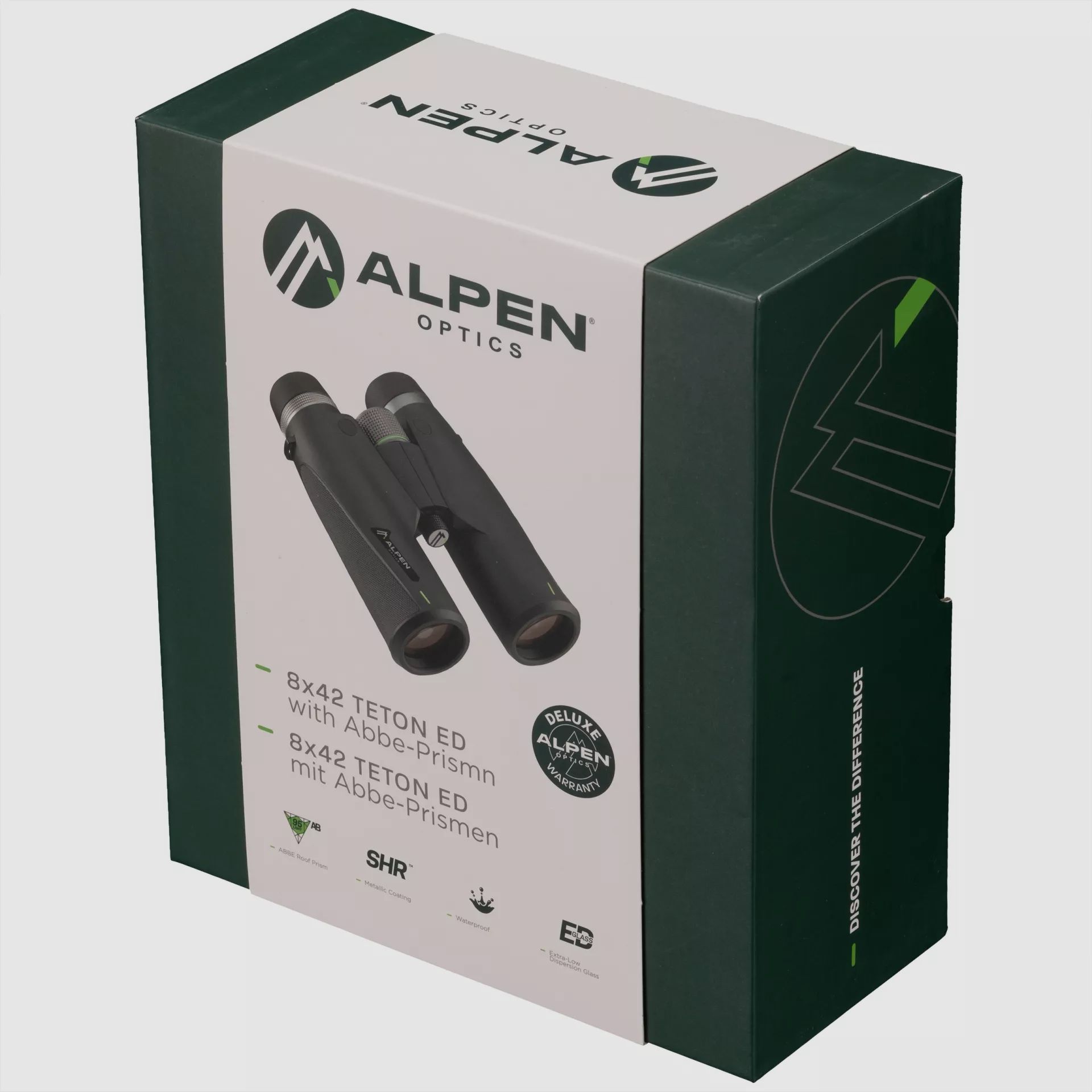 ALPEN OPTICS Teton 8x42 Fernglas mit Abbe-Prismen / ED-Glas