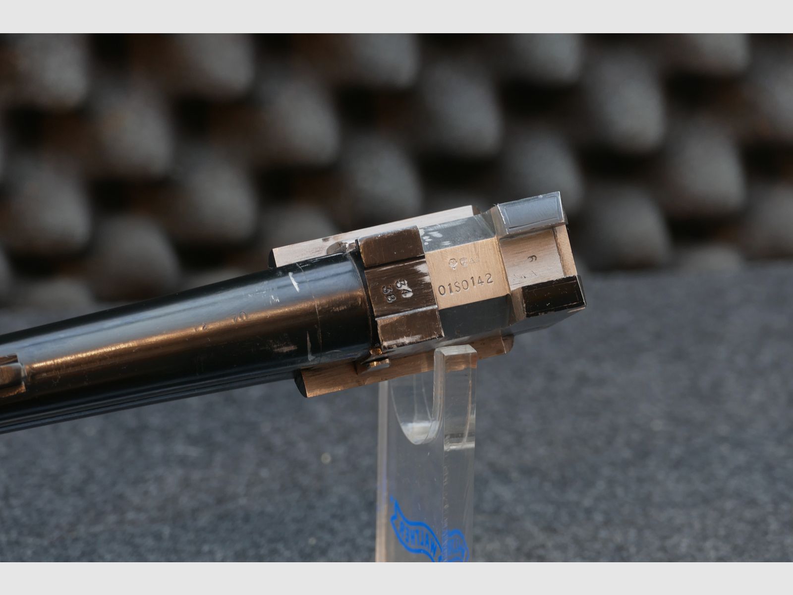 Luger – Bockdoppelflinte, Kal. 12/70, Stahlschrot bis 3,25mm