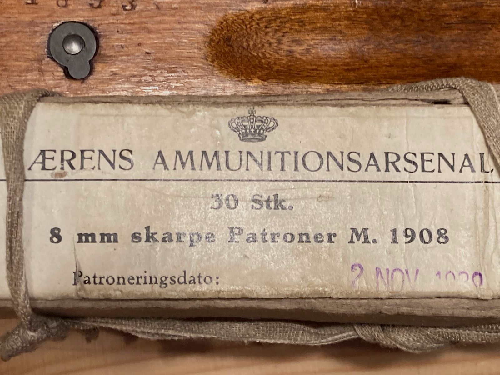 Schweden Rolling Block 8x58R Danish Krag 1872 Sammlermunition