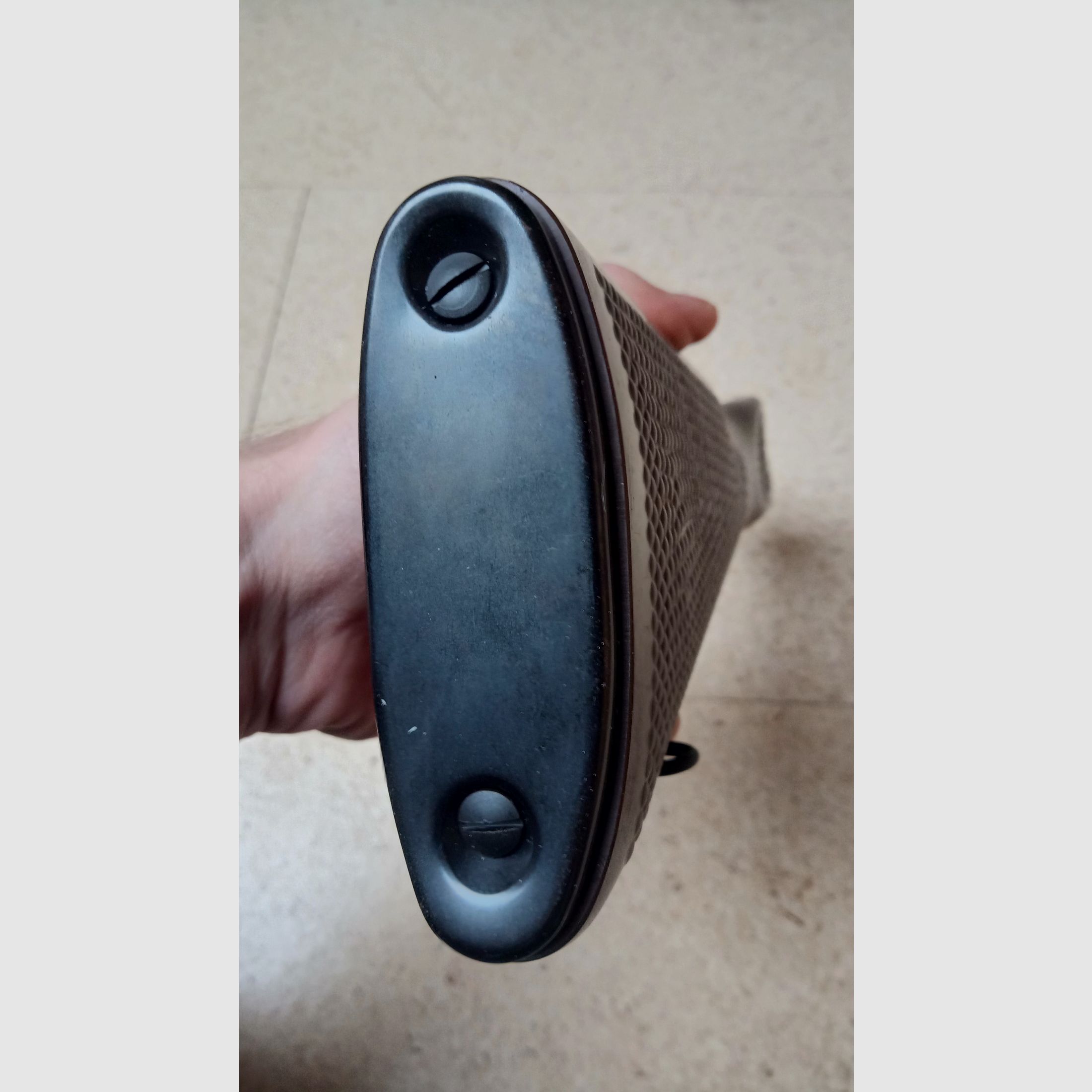 Original East German plastic fixed stock for the MPi-KM manufacturer VEB Wiesa in absolutely best condition // GDR NVA / AKM