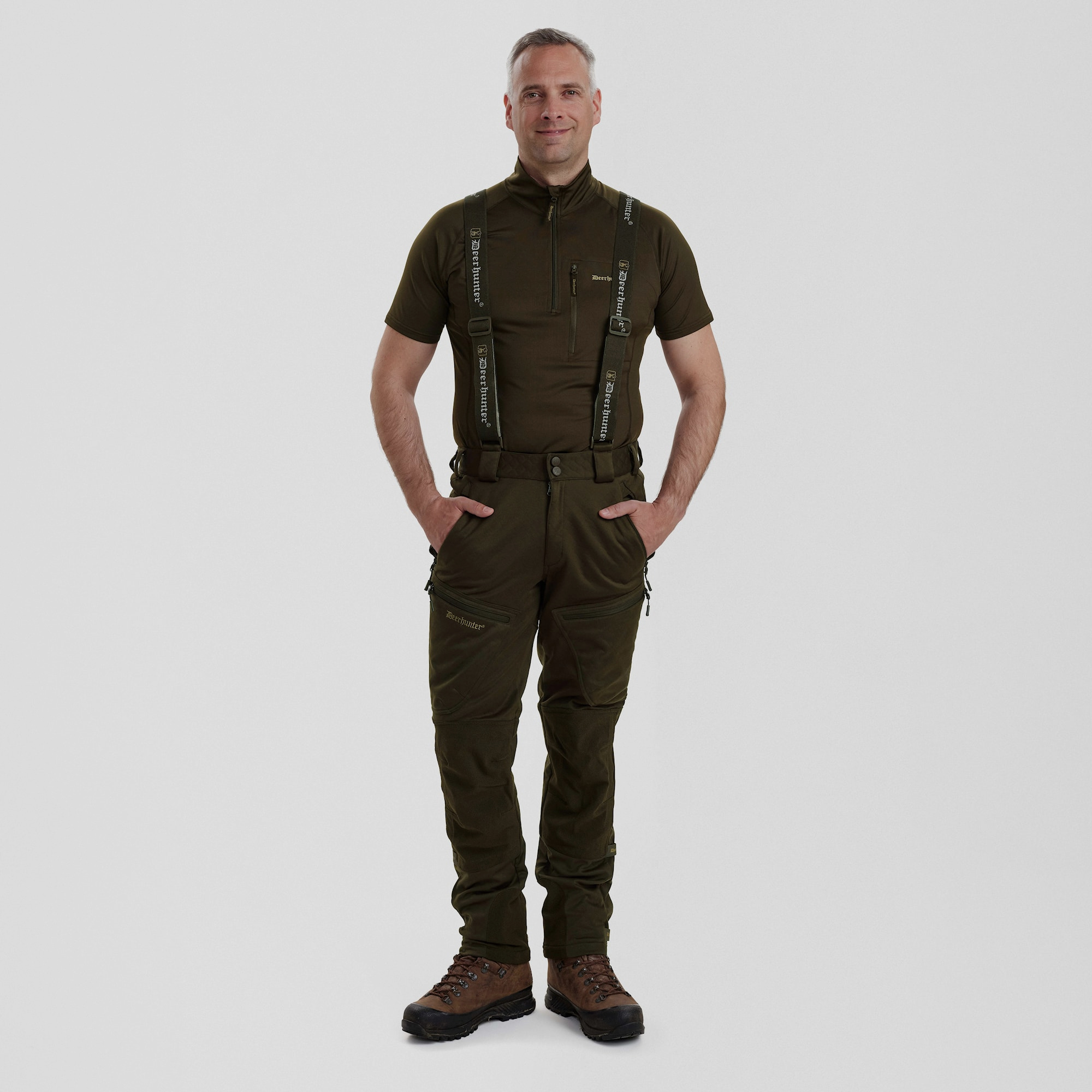 Deerhunter Excape Softshell Trousers Art Green L