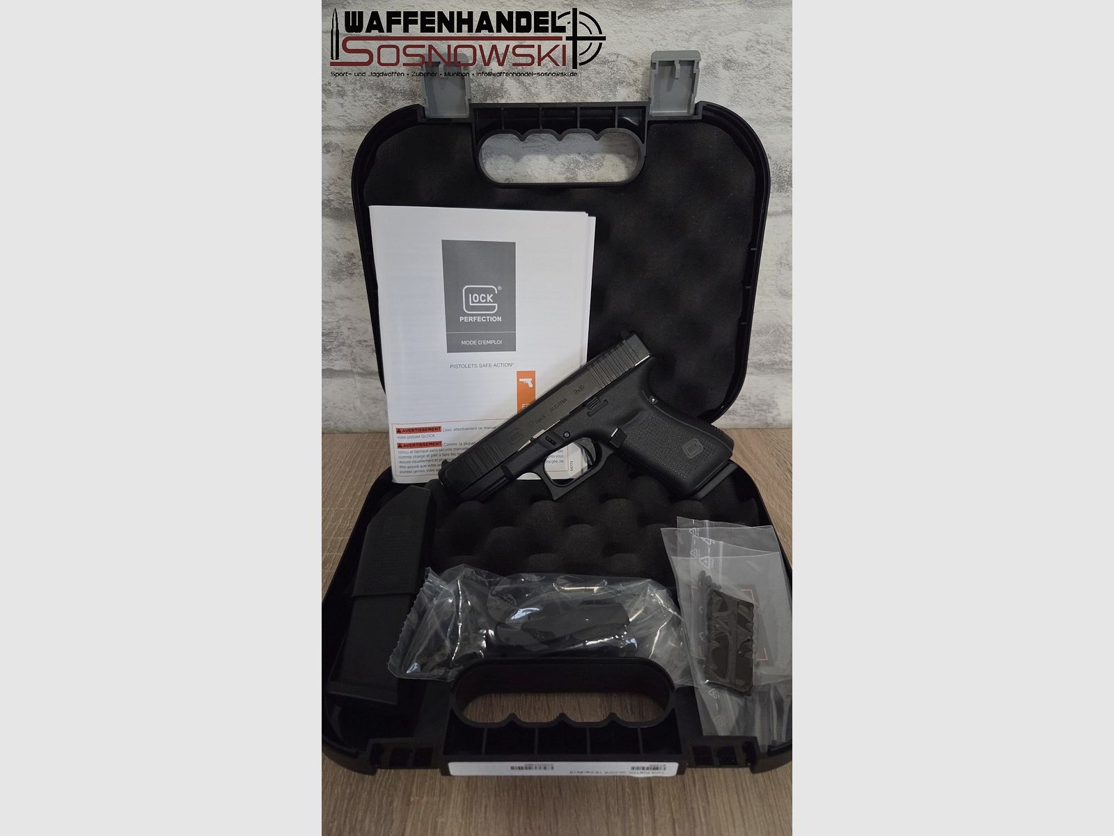 Pistolet Glock 19 Gen5 MOS 9mm Luger