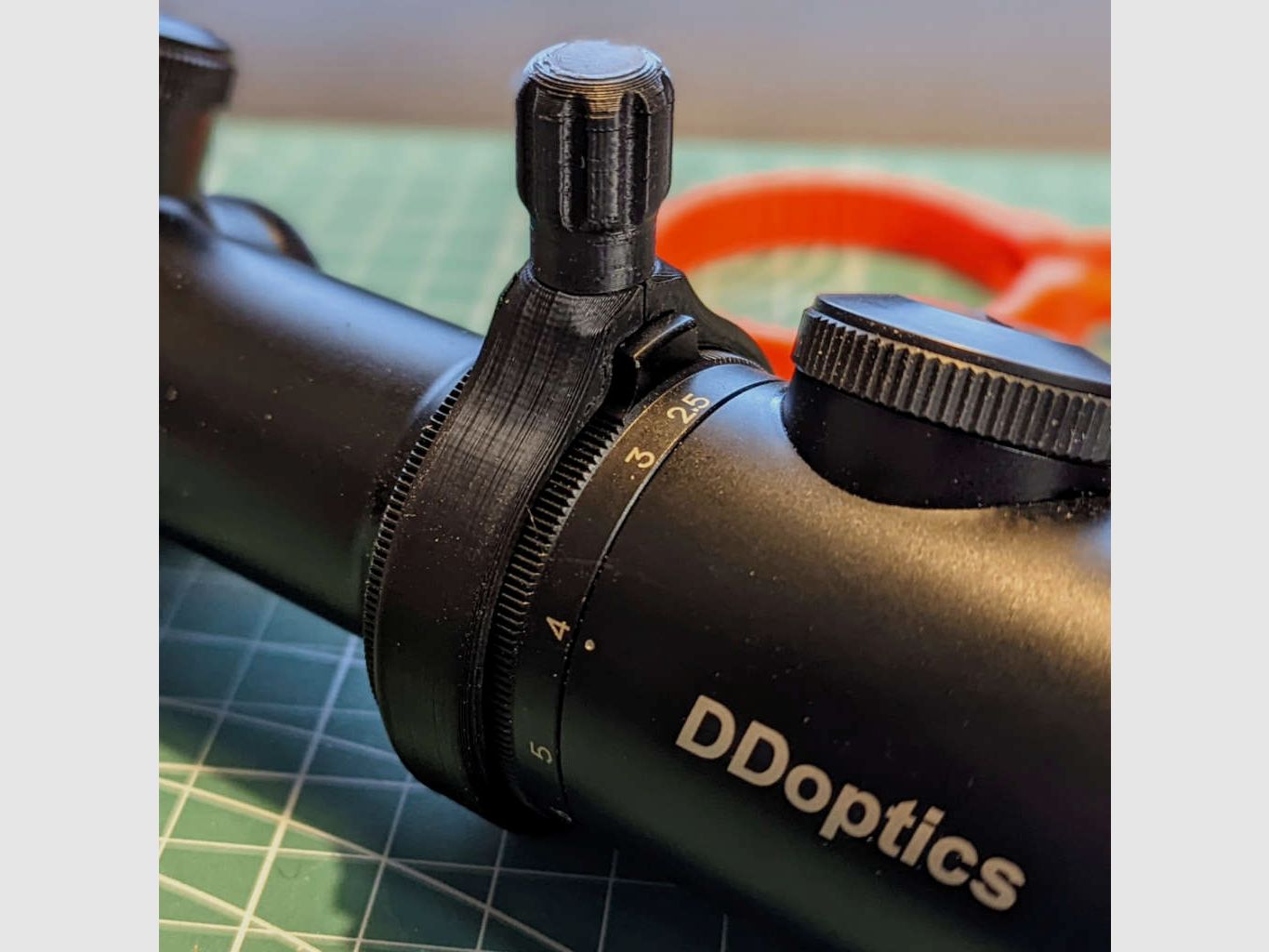 Für DDoptics Gen2: Schnellverstellhebel für Vergrößerungseinstellung der Gen2 Serie