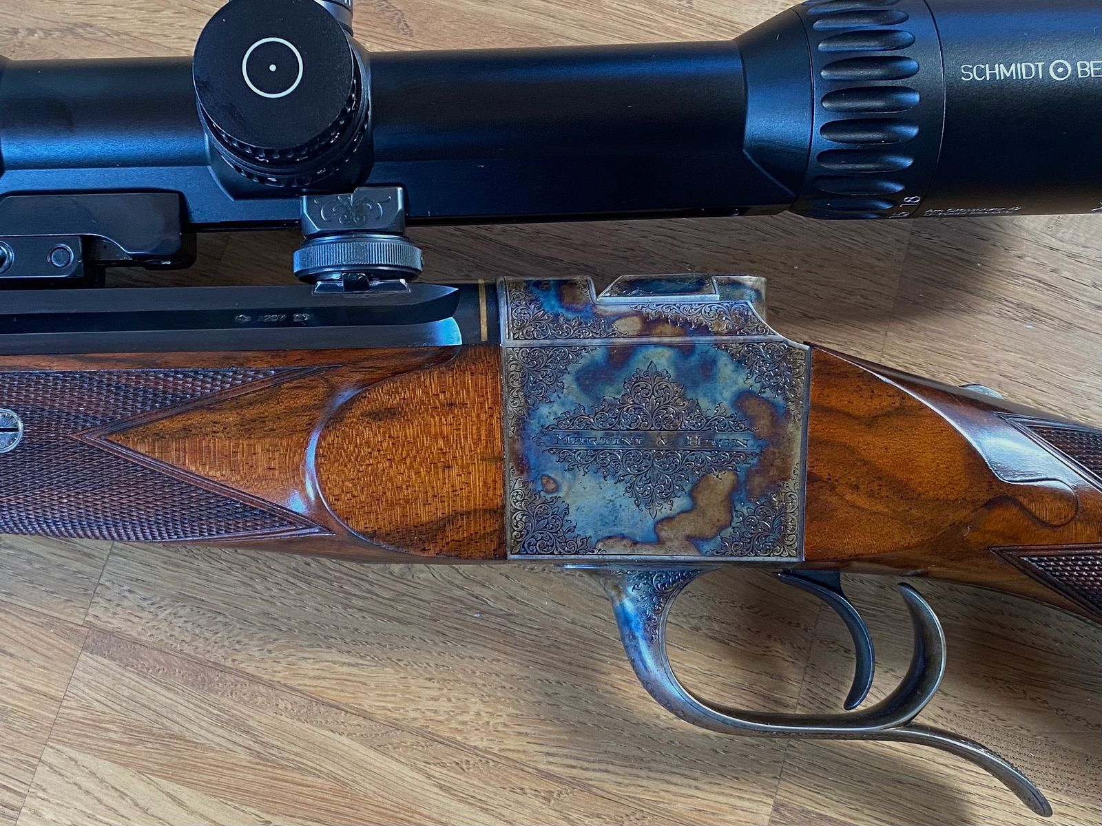 Hagn Blockbüchse Ralf Martini Canada Güllert Grabado Bunthärtung