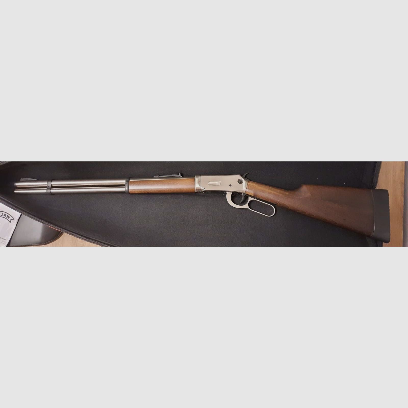 Walther Lever Action CO2-Gewehr 4,5 mm Steel Finish