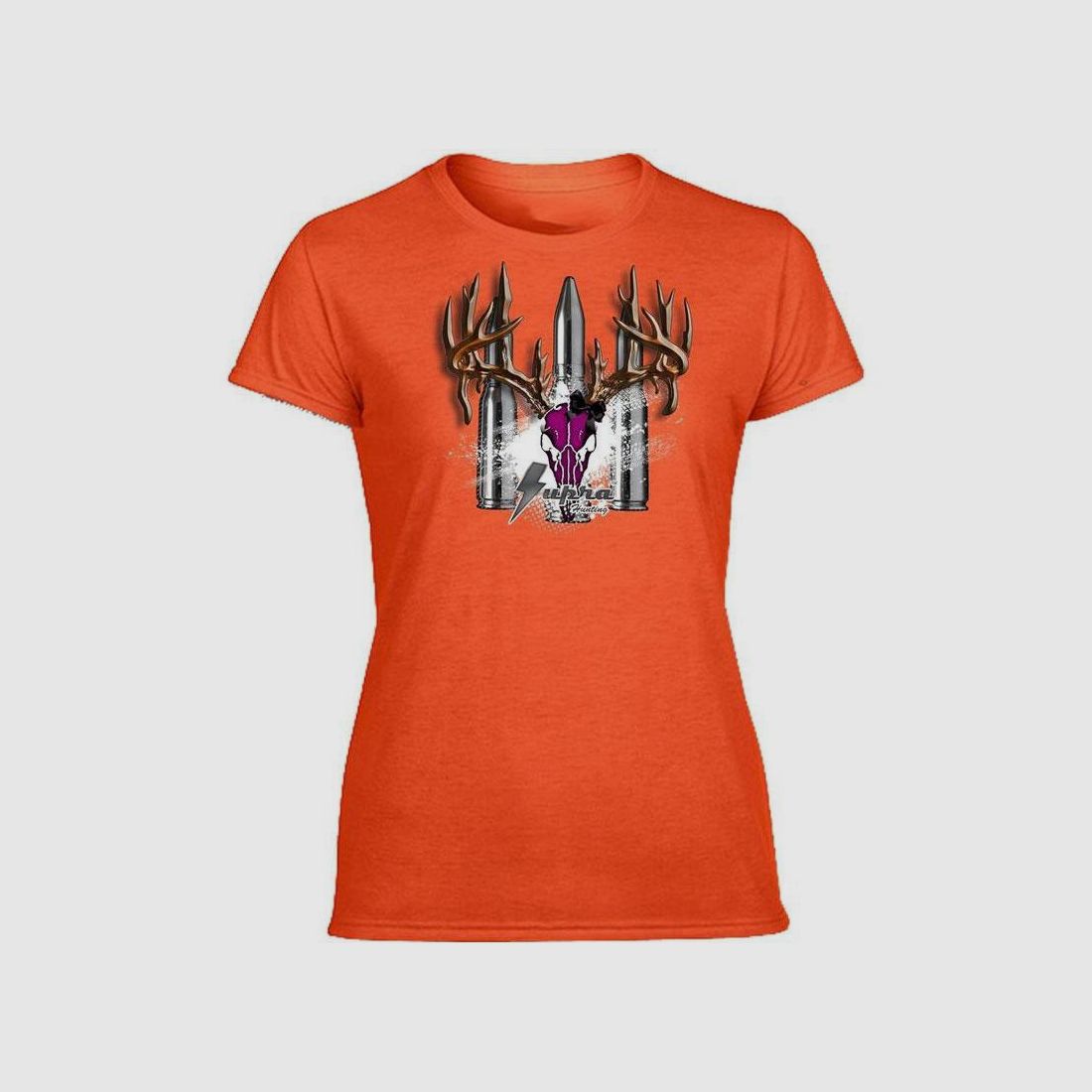 T-SHIRT SUPRA DONNA ARANCIONE TAGLIA M