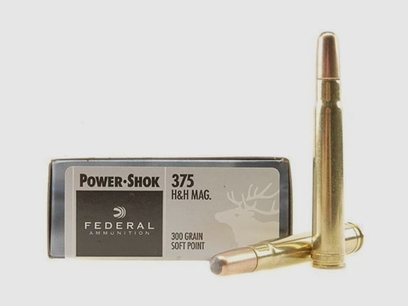 Federal Power-Shok .375 H&H Mag. 300GR JSP 20 Patronen