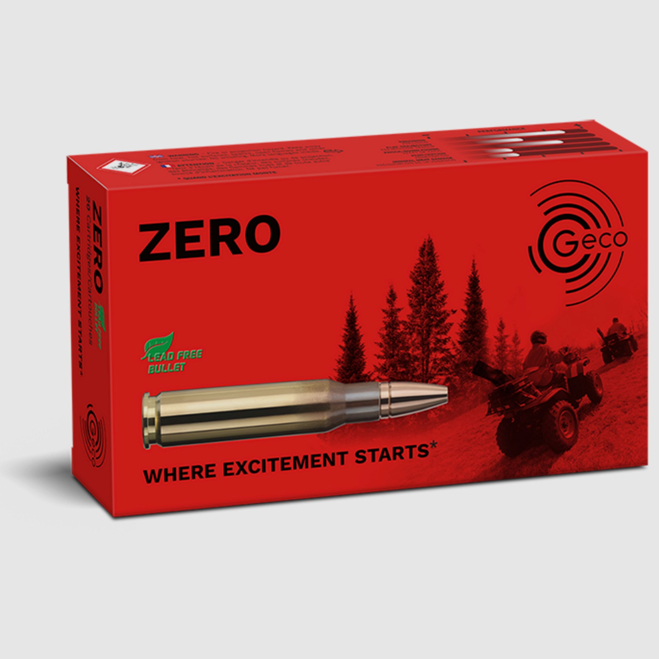 Geco 2318948 Zero 8x57 IRS 9,0g 139grs. Bezwonny 20 szt.