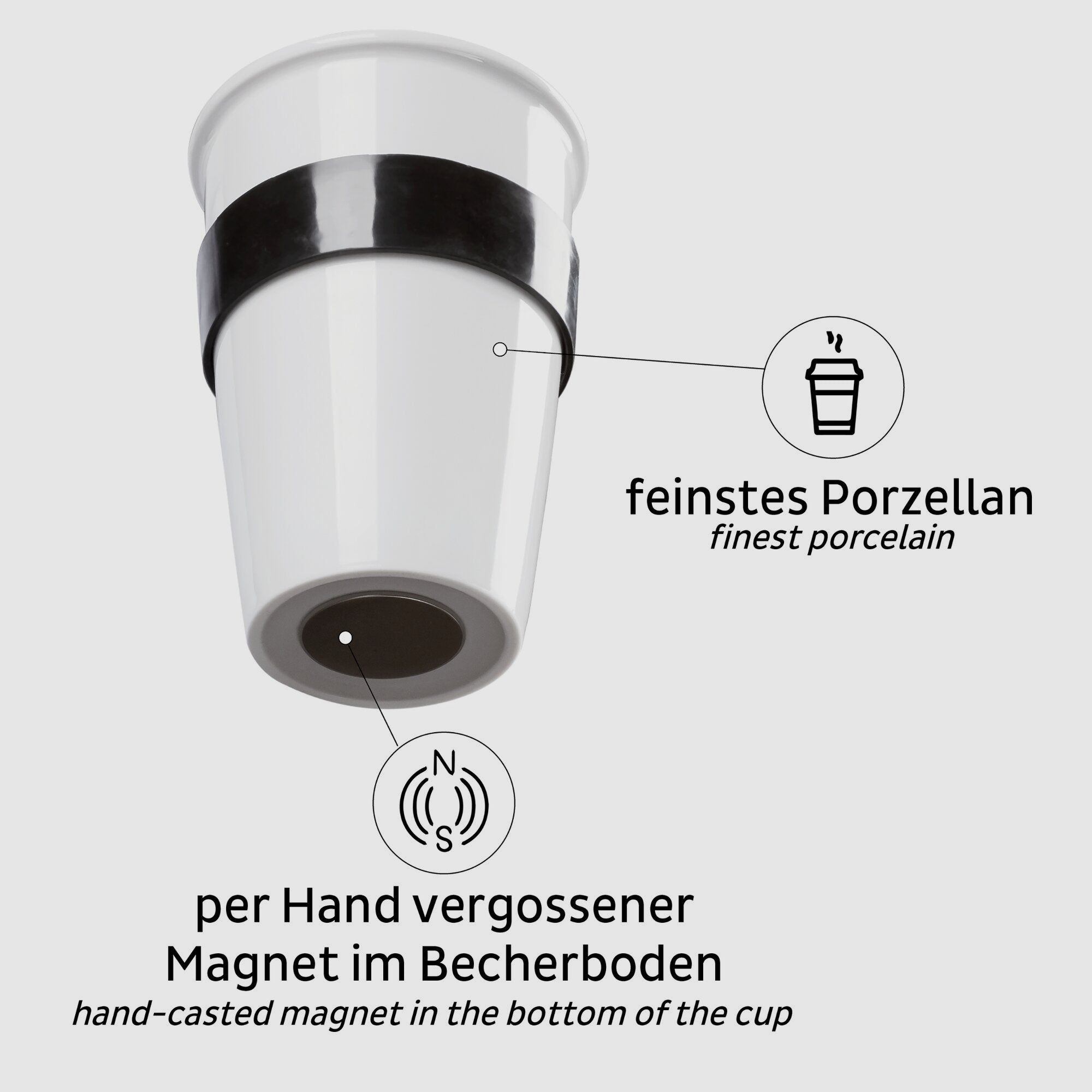 Porcelain Coffee Mug TO-GO-CUP, image 6 of 7
