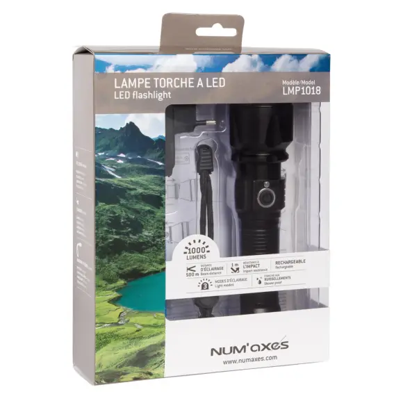 Wiederaufladbare Taktische Lampe Num'Axes 1000 Lumen, Bild 17 von 18