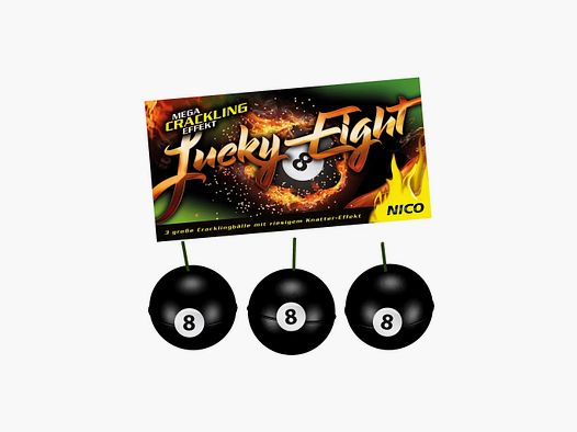 NICO Fajerwerki Lucky Eight Crackling Balls 3-Pack
