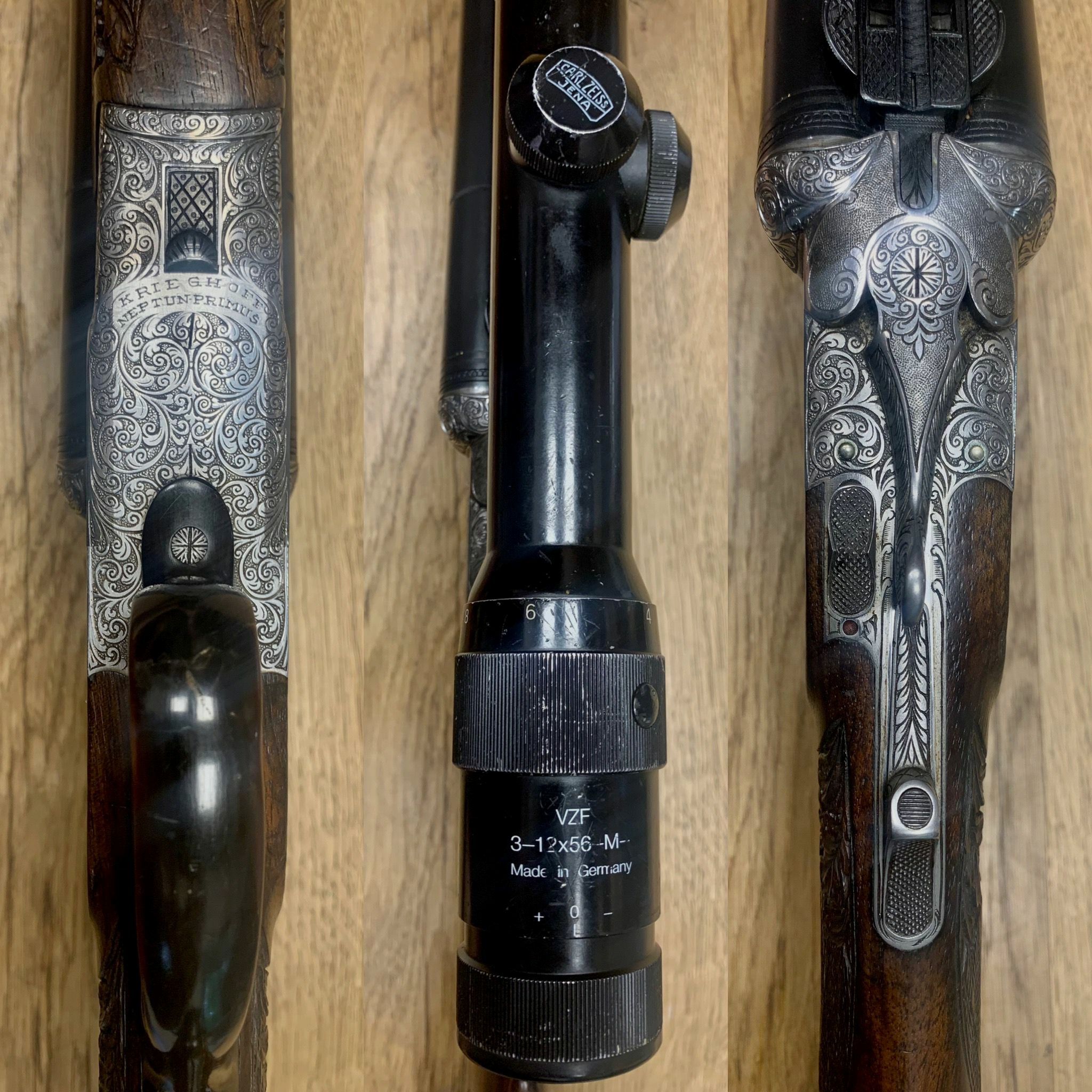 Krieghoff Seitenschloss Drilling Neptun Primus