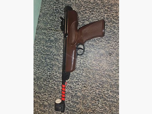 Diana Mod. 5 pistolet à air – État de collection impeccable dans son emballage d'origine + Optique Bushnell + Accessoires