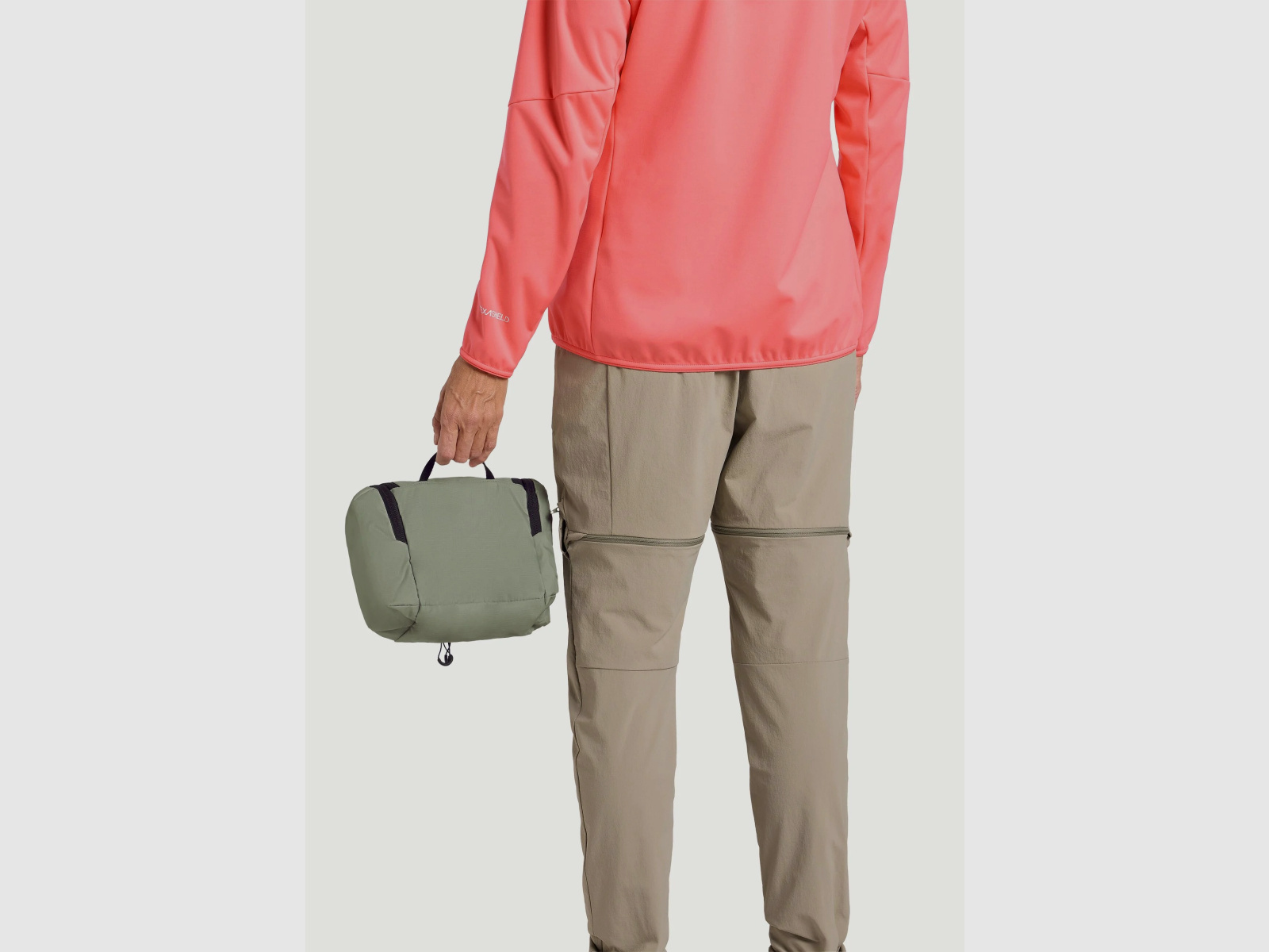 JACK WOLFSKIN Wandermood Washbag Kulturbeutel zum aufhängen Mint Leaf