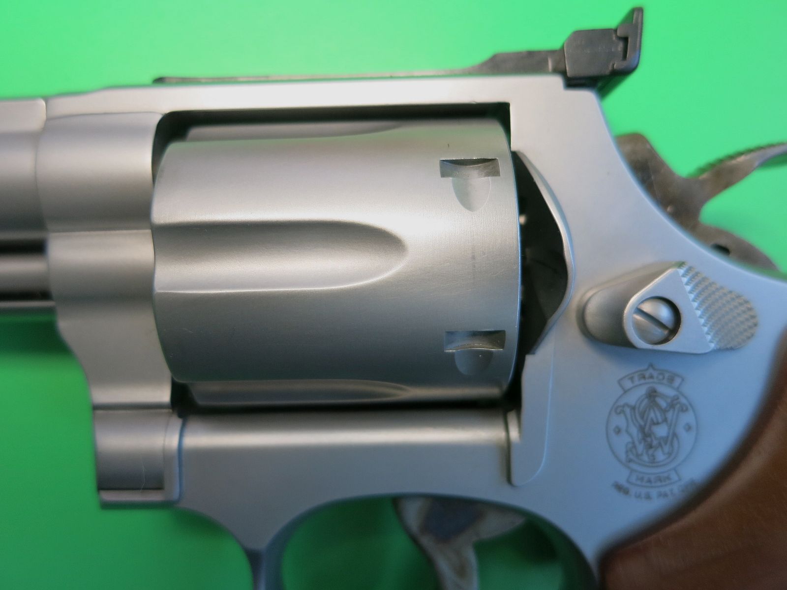 Revolver, SMITH&WESSON, Mod. 686-5 Target Champion, .357 Magnum, 6" loop, roestvrij staal versie, Nill-grip    #16