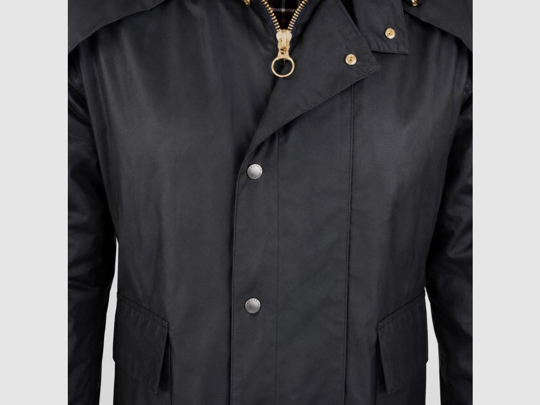 Wachsmantel navy Walker and Hawkes M bis 3XL, Bild 10 von 12