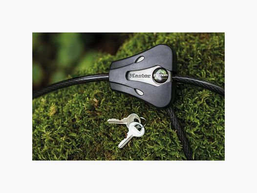 DÖRR Snapshot Cable Lock Master Lock Python black 1.80m