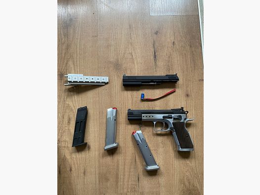 Tanfoglio Limited 9 mm Luger con sistema intercambiabile .22 lr per IPSC, tiratori sportivi ecc.