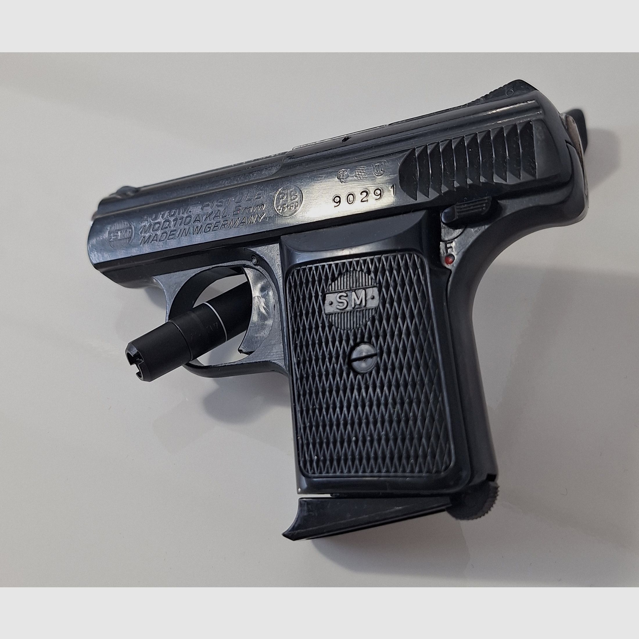 Offro SM Mod. 110A, PTB 45-69 nel calibro 8 mm