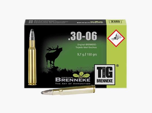 Brenneke TIG hunting cartridge cal. .30-06 150grs