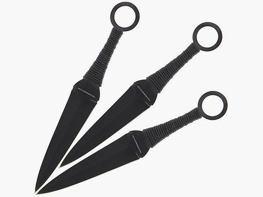 Expendables Triple Kunai Throwing Knife Set
