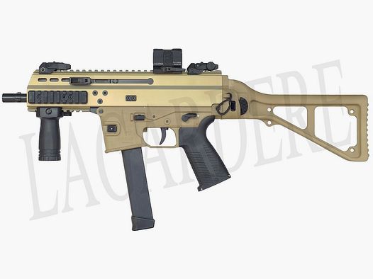 B&T APC9 PRO G CALCIO FOLDING TAN (FUCILE D'ASSALTO SEMIAUTOMATICO)