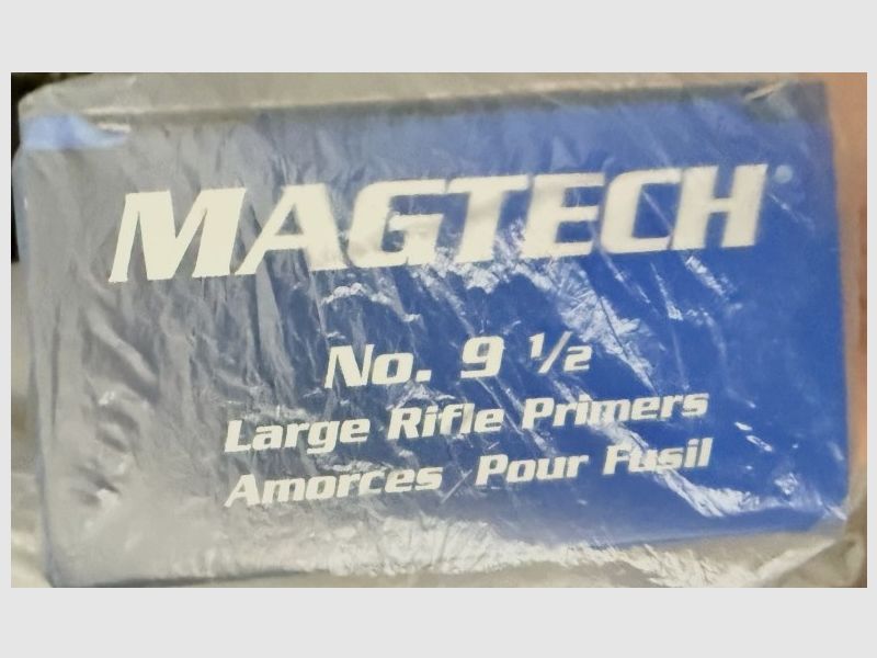 900 pieces Magtech 9 1/2 Large Rifle Primer caps