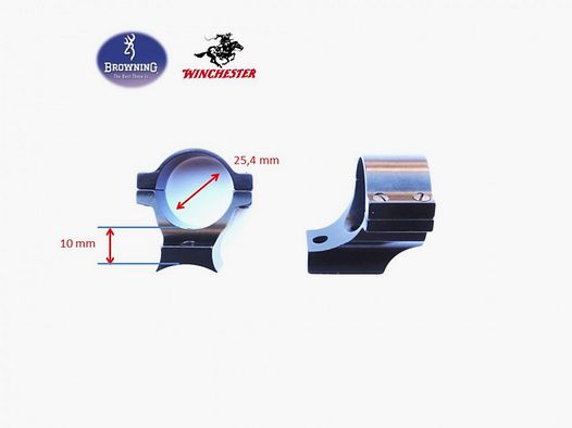 BROWNING montaż z pierścieniami 1'' do BAR i WINCHESTER SXR2