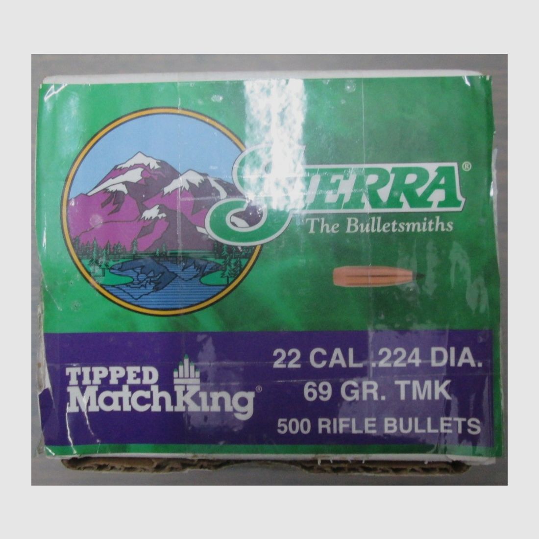 Sierra SIERRA Matchking 22CAL .224 DIA 69 Grain TMK 1300 pcs. 1 lot, image 2 of 2
