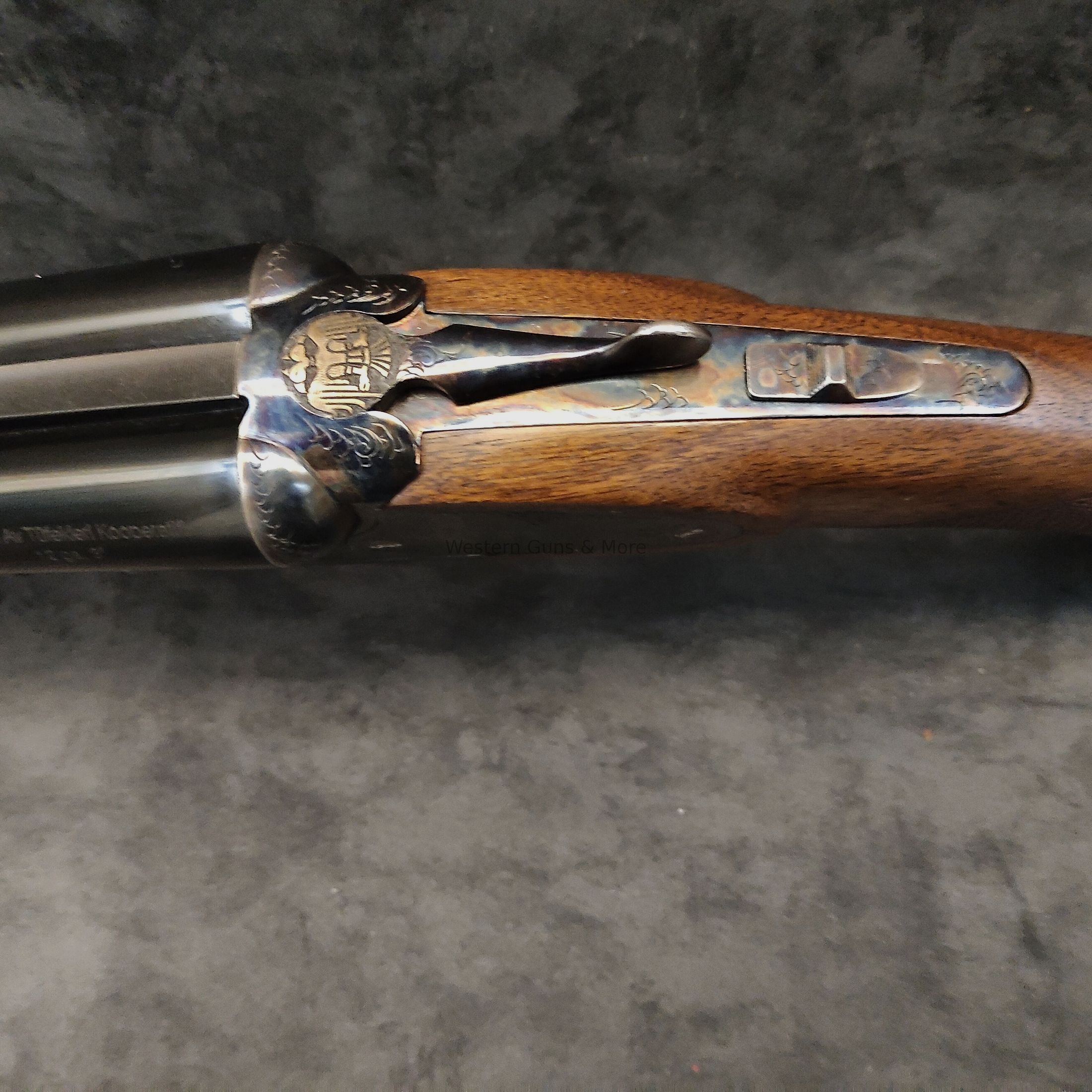 Huglu	 Huglu Kal.12/76  Mod. 201A Color Case "Coachgun" B2 Ware