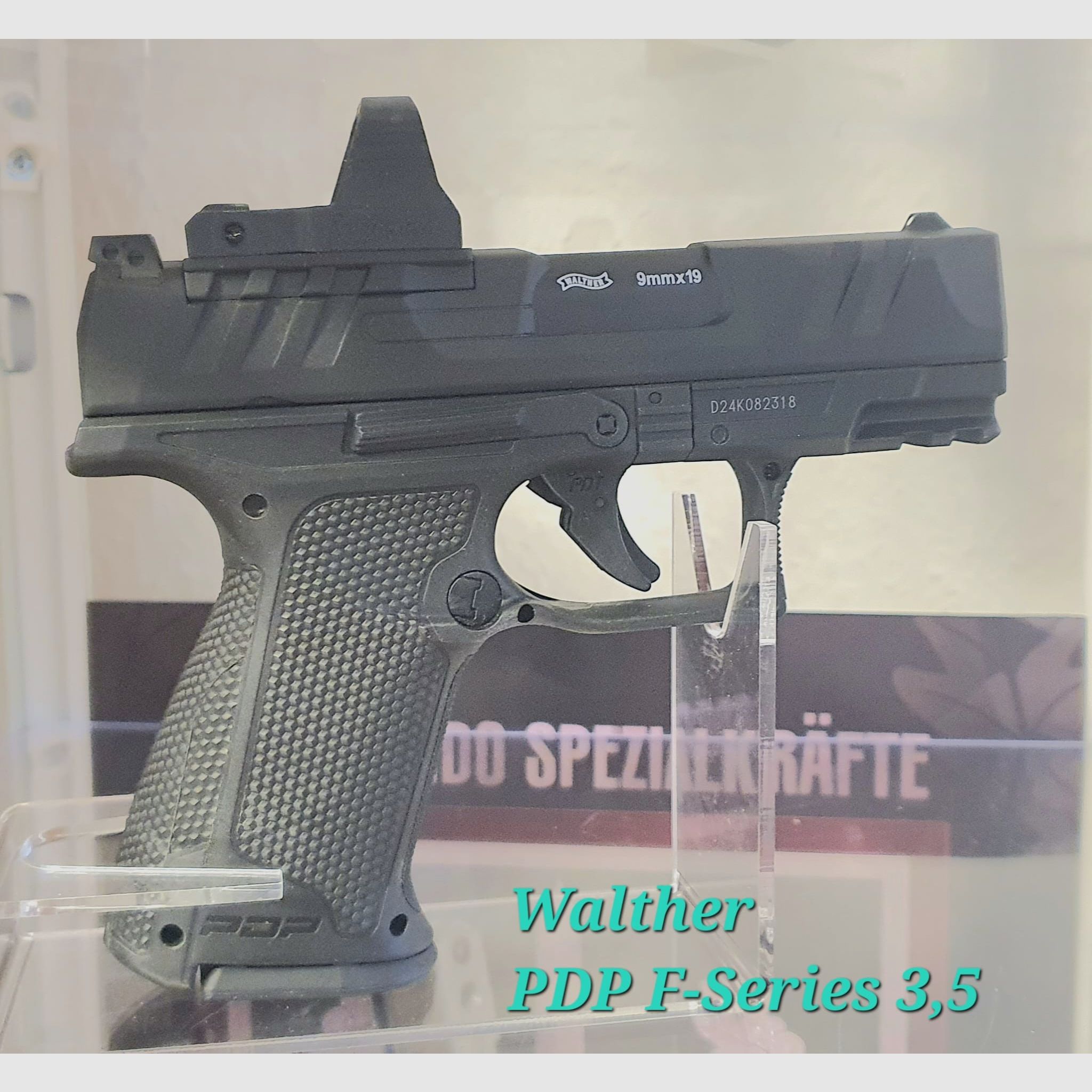 Walther CO2 Pistool PDP F 3,5" met Firefield Reflexvisier Ironclad Mini - F1