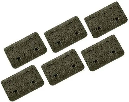 Cubierta de riel Magpul Type-2, 6 unidades, O.D. Green M-LOK, imagen 1 de 3